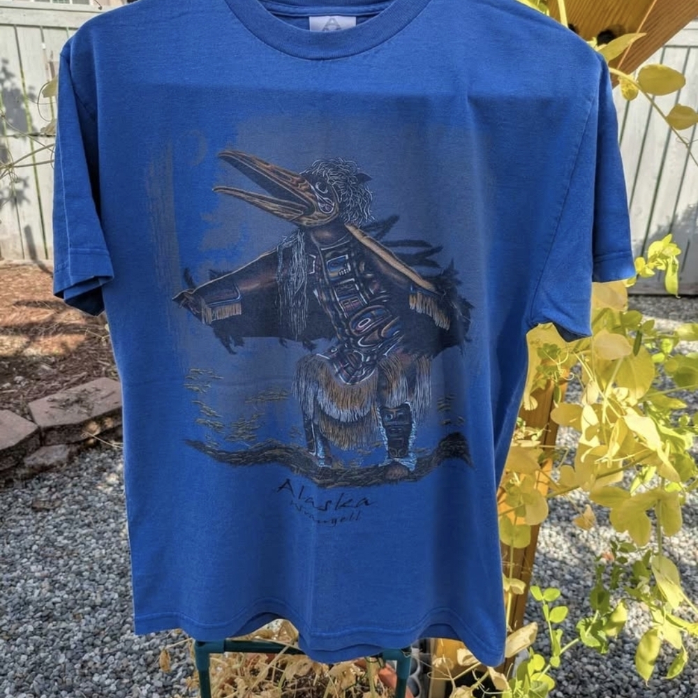 Alstyle Blue Alaska Graphic Tee